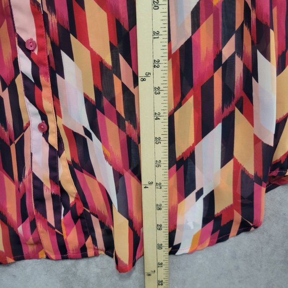 Liz Claiborne Soft Lightweight Sleeveless Button Down 2X - Picture 5 of 10